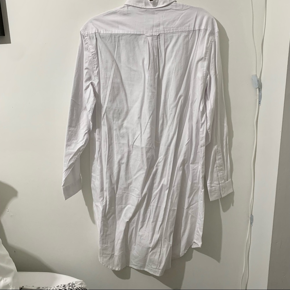 NEW FRANK AND OAK OVERSIZED COTTON POPLIN SHIRT DRESS - Picture 3 of 9